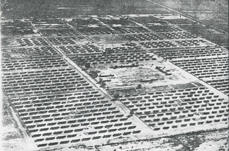 Imagen en blanco y negro de una ciudad
Descripción generada automáticamente con confianza media