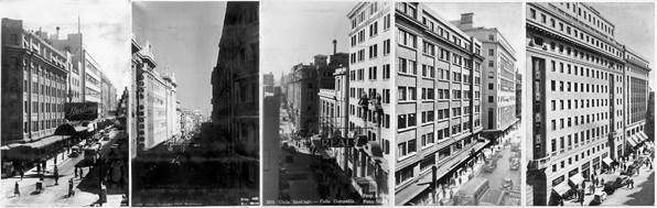 Foto en blanco y negro de una ciudad
Descripción generada automáticamente