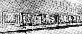 Foto en blanco y negro de un edificio
Descripción generada automáticamente