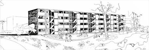 Imagen en blanco y negro de un mapa de una ciudad
Descripción generada automáticamente con confianza baja